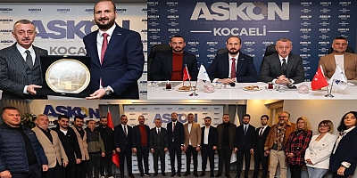 ASKON Kocaeli'nin Başkanı Fatih Işık yönetimiyle Tahir Başkanı ağırladı