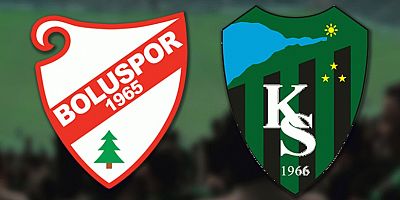 Boluspor Kocaelispor maçı Pazar 16.00 Atatürk Stadı