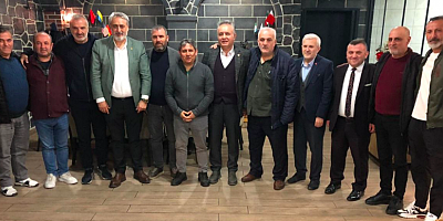 Ercan Gündüz Kebap-Cı'da futbol dostlarını ağırladı