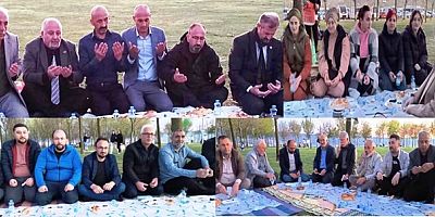 KMKB-Zeytin-ekmek-su iftarında Gazze ve Doğu Türkistan için dua edildi