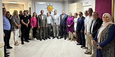 MHP İzmit Okur'un AK Parti İzmit Başkanı Dokuzlar'a ittifak ziyareti