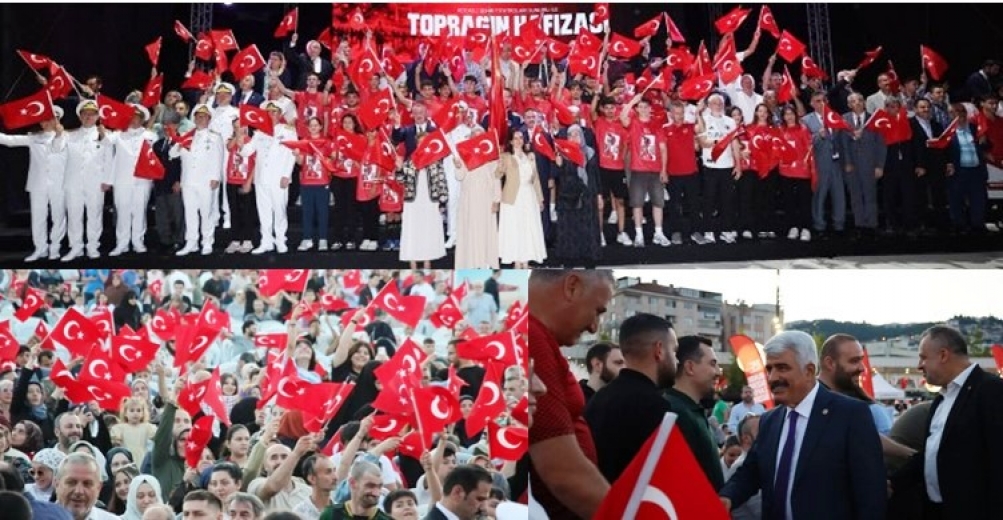 15 Temmuzun 10.Yıl Anmasına Milli İrade Meydanında çoşkulu katılım