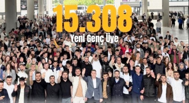 AK Genç Kocaeli bir yılda 15 bin 308 yeni üye yaptı