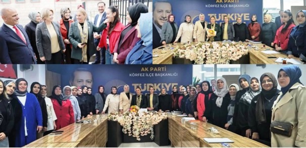 AK Kadınlar Yasemin Özdemir Genel Merkezden Tülay Kaynarca'yı ağırladı