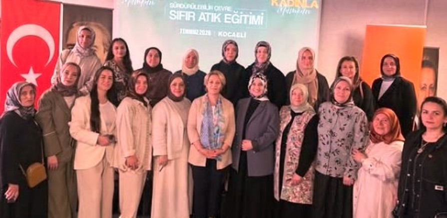 AK Kadın Kocaelide Sıfır Atık Eğitimi programı