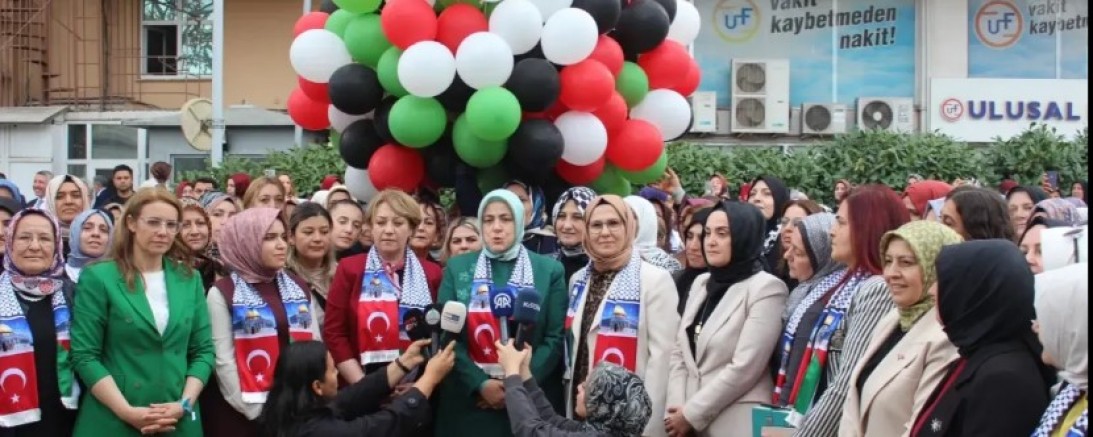 AK Kadınların Genel Başkanı Tuğba Işık Ercanın dünyaya Gazze Mesajı