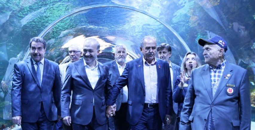 AK Partili Talus Gazilerle Körfez Aqua Akvaryumunda
