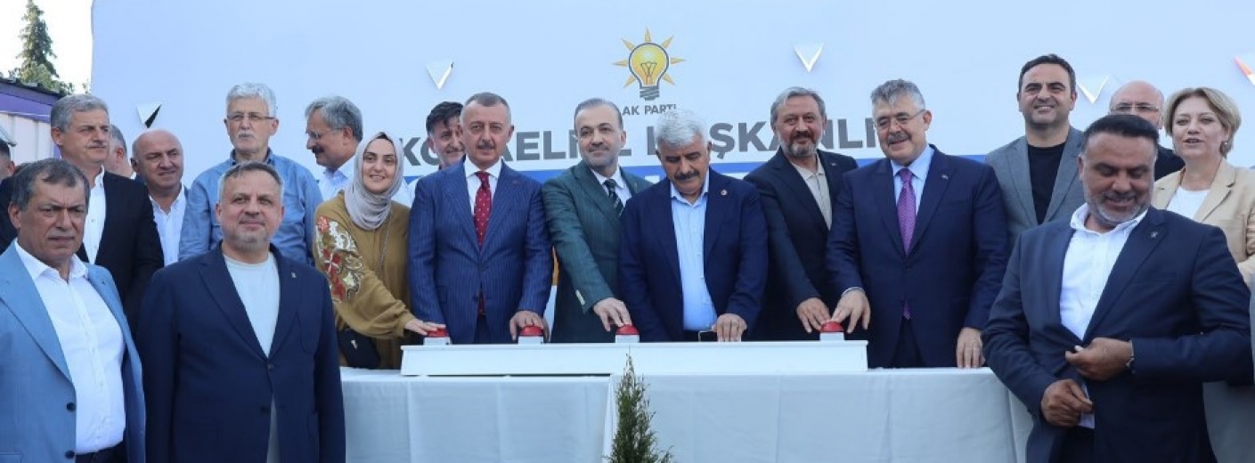 AK Partinin yeni il binasına temel atma töreni