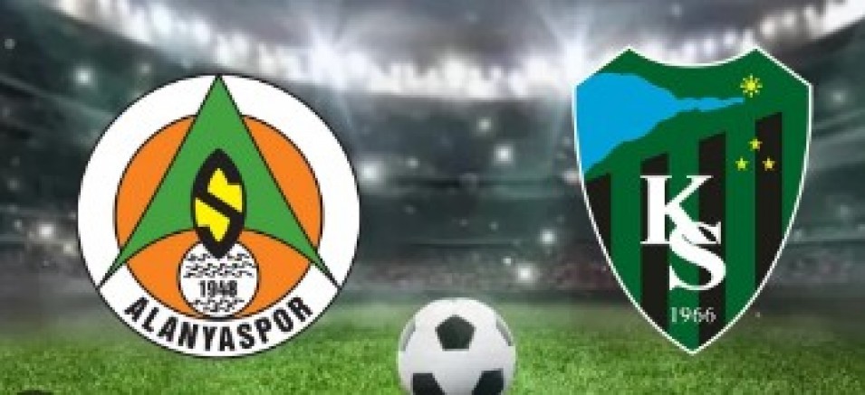 Alanyaspor-Kocaelispor Çarşamba 16.00