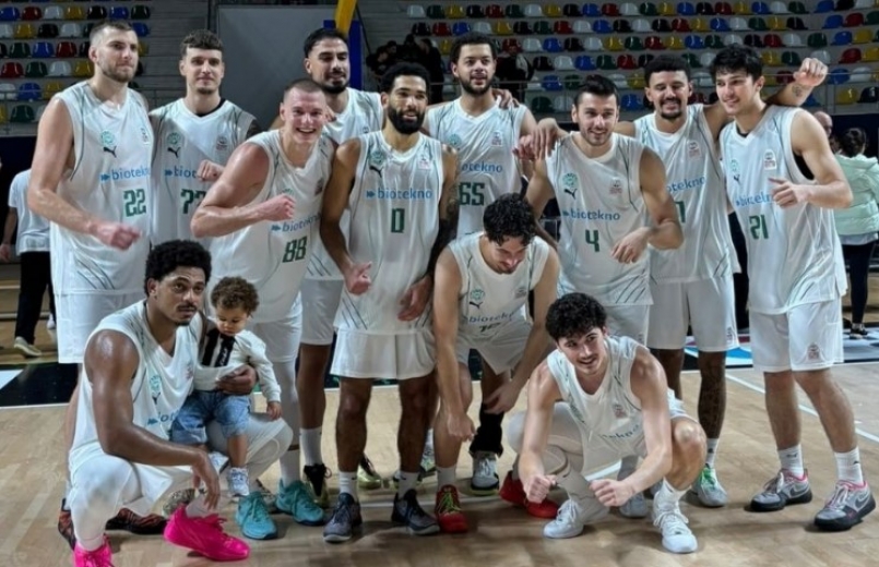 Basketbol Süper Liginde Biotekno Körfez Basket Erokspor’u 88-79 yendi