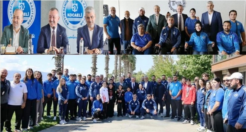 Büyükakın'dan Kağıtsporlu sporculara mesaj 'Biz her zaman yanınızdayız”