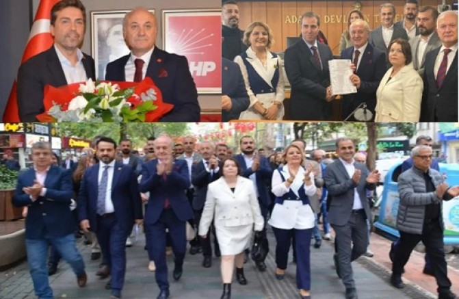 CHP Kocaelide Arcan mazbatasını aldı partiye yürüdü koltuğu devraldı