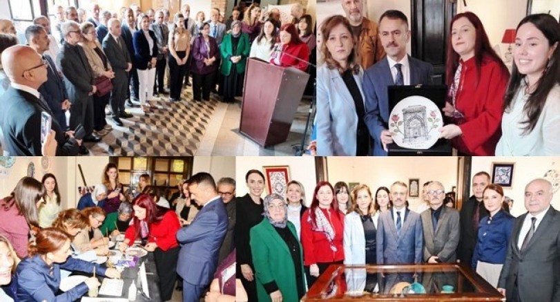  Çini Sanatı ile Yolculuk sergisinde Songül Aktaş'ın kadim sanat deneyimi