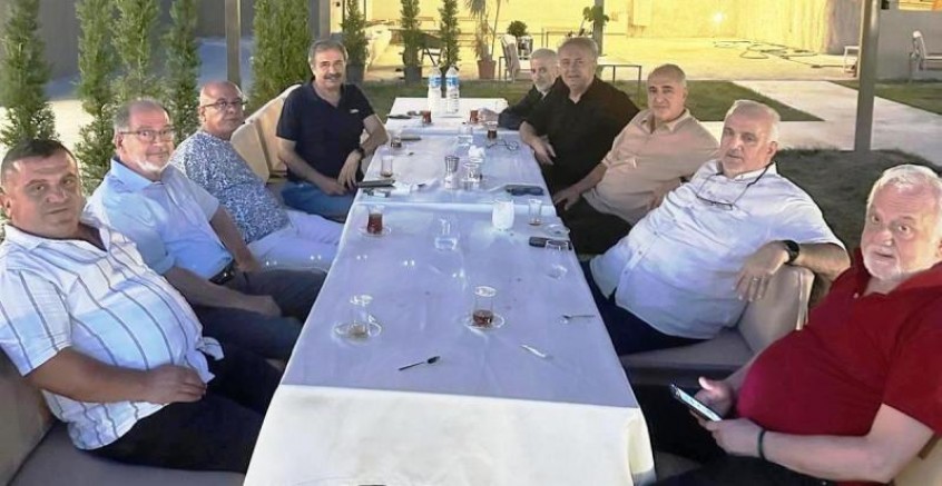 Futbol Dostlarının BALA Restorandaki buluşmasında Tuncay Akgün'den mükemmel ağırlama
