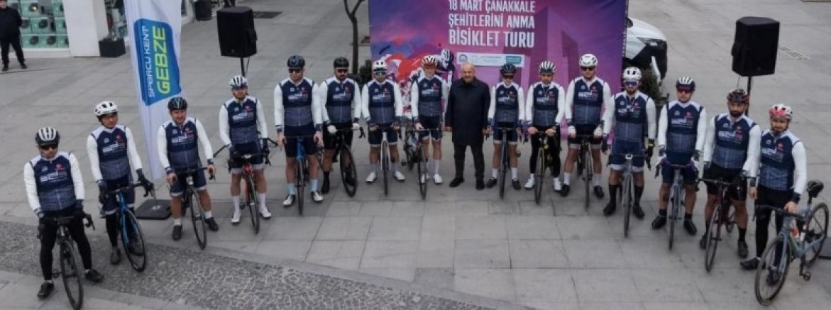 Gebze'den Çanakkale Şehitliklerine  bisiklet turu