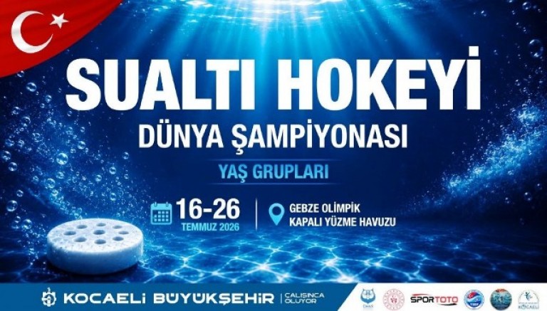 Gebzede Sualtı Hokeyi Dünya Şampiyonası 