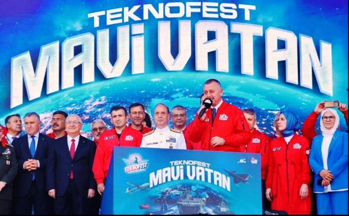 Gölcük Donanma Komutanlığında TEKNOFEST Mavi Vatan Gurur Tablomuz