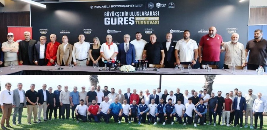 Güreş Camiası Hasan Gemici–Gazanfer Bilge Güreş Turnuvası tanıtımında 