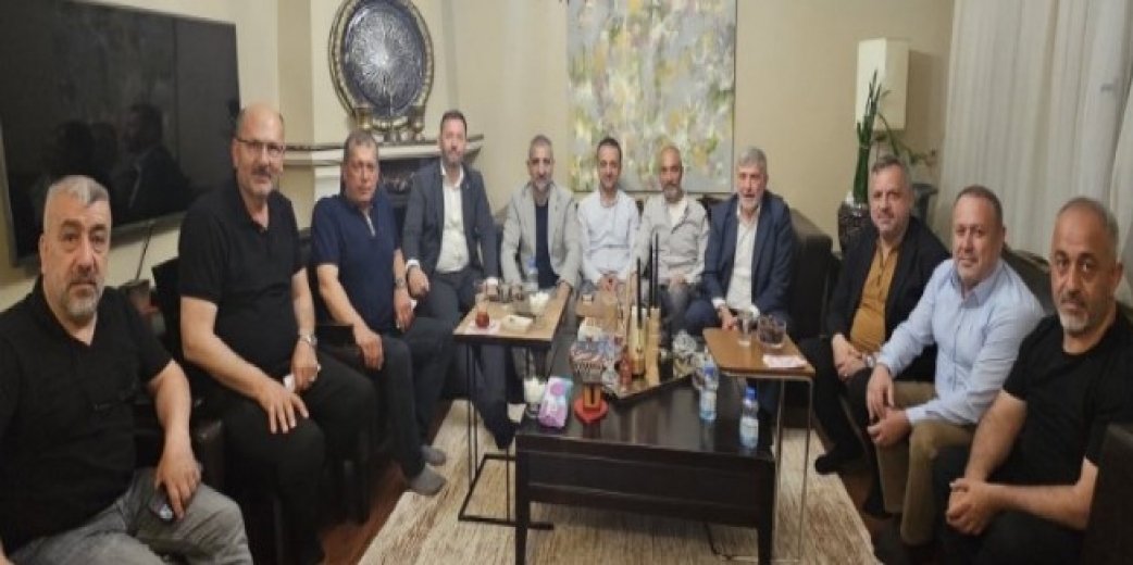 Hacdan dönen Tırpan'a  AK Partililerden ziyaret