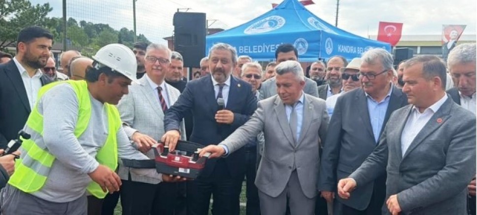 Kandıra İlçe Stadı Tribün  Çok Amaçlı Tesise tören