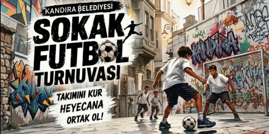 Kandıralı Gençlere Sokak Futbol Turnuvası