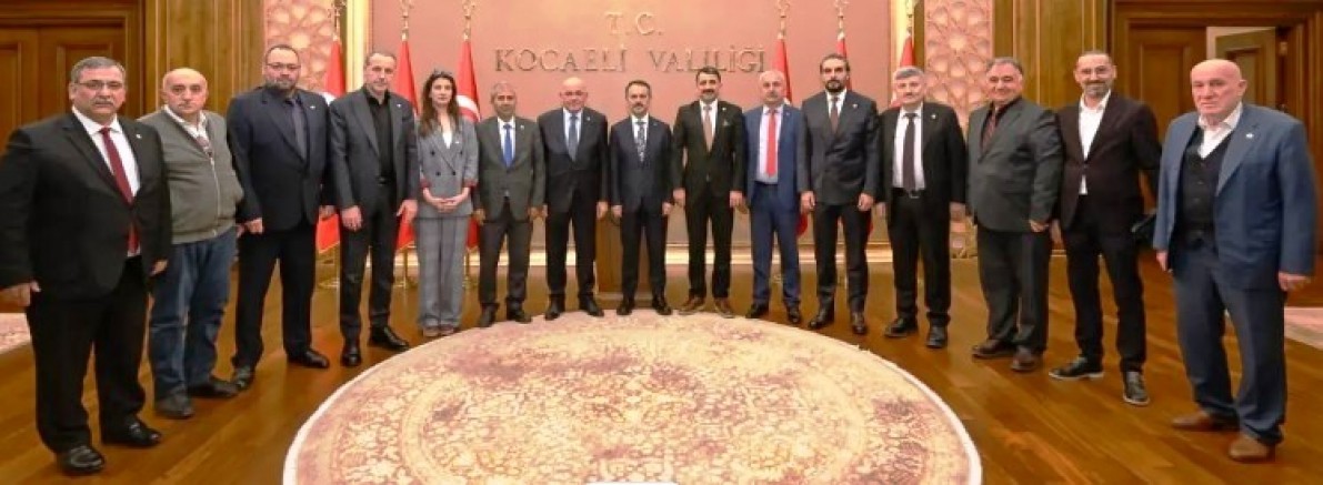 KESOB Başkanı Kadir Durmuş ve yeni yönetiminin Vali Aktaş'a ziyareti
