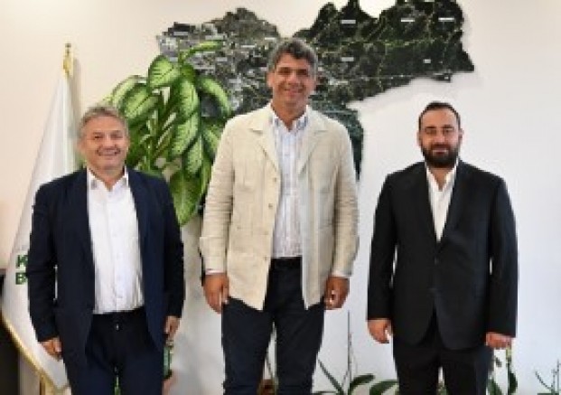 KEV Başkanı Sirmen'in Başkan Kocaman ziyareti