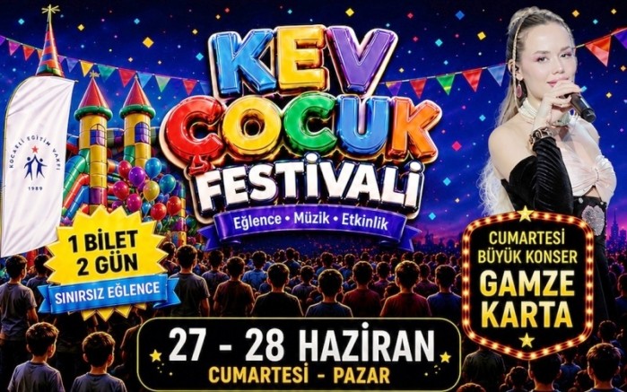 KEV Çocuk Festivali 27-28 Haziran Yahya kaptanda