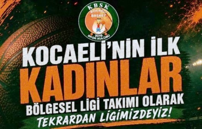 Kocaeli Basket tekrardan Kadınlar Bölgesel Liginde