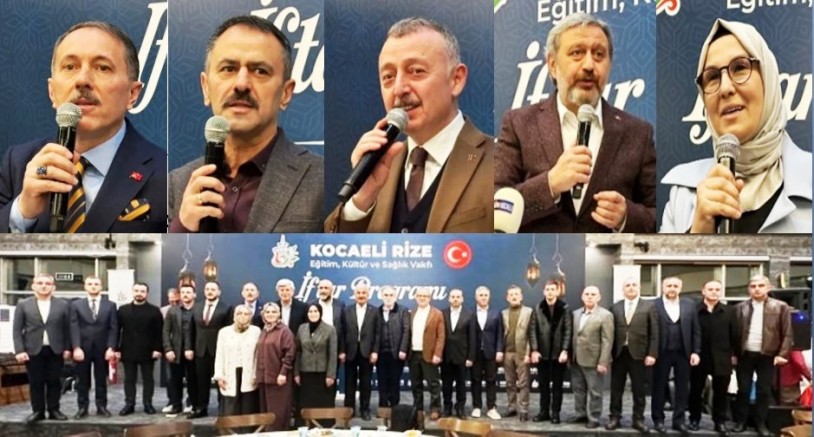 Kocaeli Rize Eğitim-Kültür ve Sağlık Vakfının tanıtımı iftar programında