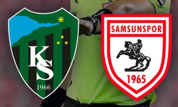 Kocaelispor-Samsunspor Pazar günü 20.00