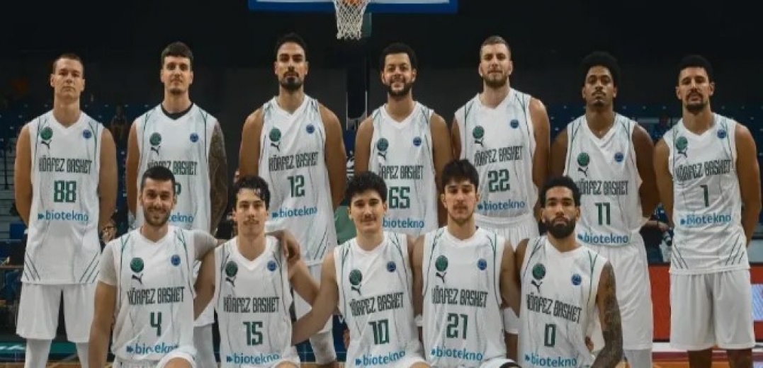 Körfez Basket, Europe Cup Kalev maçını 84-78 kaybetti.