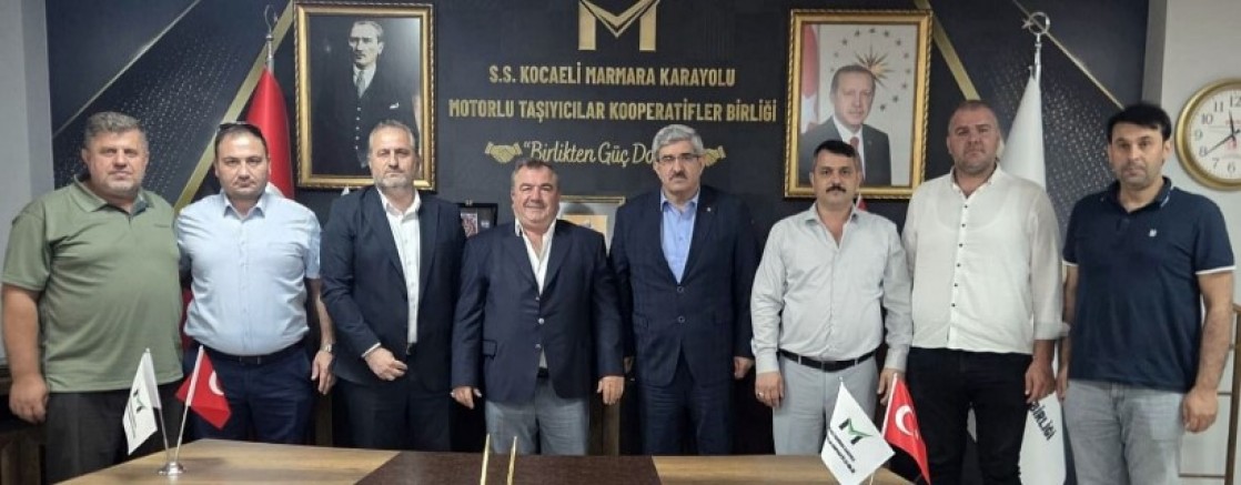 KOTO heyetinin Marmara Taşıyıcılar Koop ziyareti