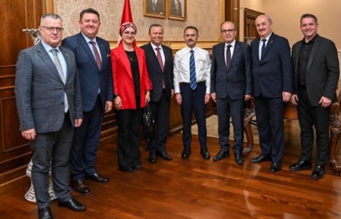 KSMMMO Heyetinden Vali Aktaşa ziyaret