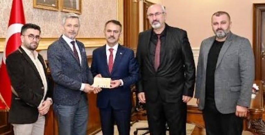 ManavFed heyetinin Vali Aktaş ziyareti