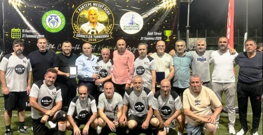 Mesut Öçbe Şöhretler Turnuvasında Şirinsporu yenen Derbent Şampiyon