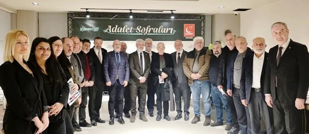 Saadet Kocaeli Adalet Sofrasında yerel basınla iftarda