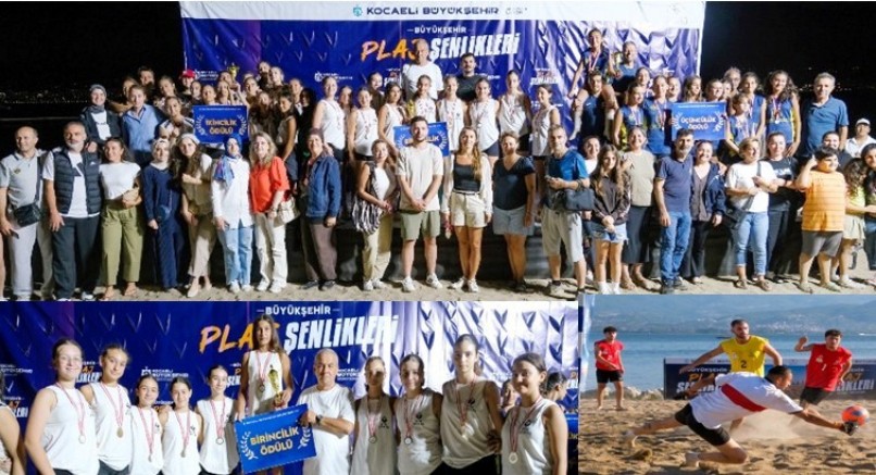 Sekapark ödüllü Plaj Şenliği 539 sporcunun voleybol,futbol mücadelesi