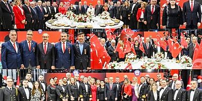 29 Ekim Cumhuriyet Bayramı resepsiyonunda 100.yıl çoşkuyla kutlandı