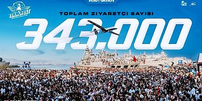 343 bin ziyaretçi TeknoFest Mavi Vatan'ı gezdi