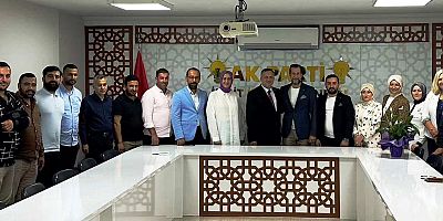 AK Derincenin Başkanı Koray Merdan'dan AK İzmit Halil Dokuzlara ziyaret