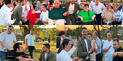 AK Genç İzmit Açık hava sineması etkinliğinde özel bireyleri eğlendirdi