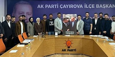 AK Gençler Çağlayan'dan ilçelere teşekkür ziyareti