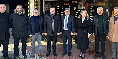 AK İzmit Halil Dokuzların İstişare Kurulundan Ceyhun Yalçın ziyareti