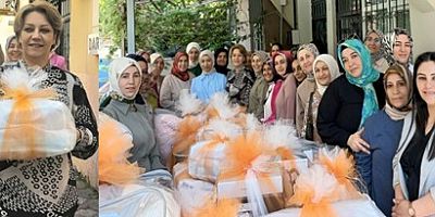 AK Kadınların Başkanı Yasemin Özdemir'den Darıcalı Sıla'ya  çeyiz alayı