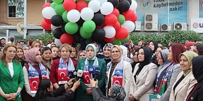 AK Kadınların Genel Başkanı Tuğba Işık Ercanın dünyaya Gazze Mesajı
