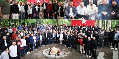 AK Kocaeli'nin Uçbeyleri Mahalle Başkanlarına kampta Teşekkür Belgesi