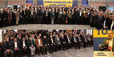 AK Parti Birim Başkanlarına Talustan hedef: Kocaeli’de 13’te 13 yapacağız