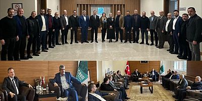 AK Parti İzmit İlçe Başkanı Dokuzlar'dan KOTO Başkanı Bulut ziyareti