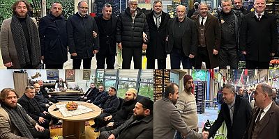 AK İzmitin Başkanı Halil Dokuzlar Sabah namazında Sebze Meyve Halinde